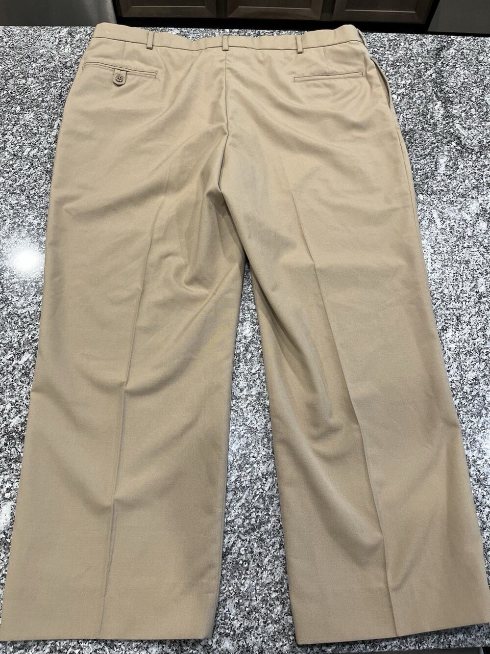 U.S. Navy Men’s Khaki Twill Uniform Pants Flat Front Straight Leg 44R 44W A2